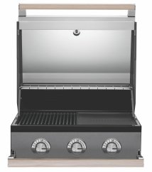 Vestavný plynový gril 1500 series - 3 hořáky