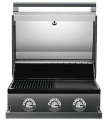 Vestavný plynový gril Beefeater 1700 Series – 3 hořáky