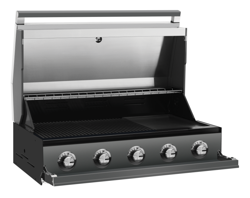 Vestavný plynový gril Beefeater 1700 Series – 5 hořáků